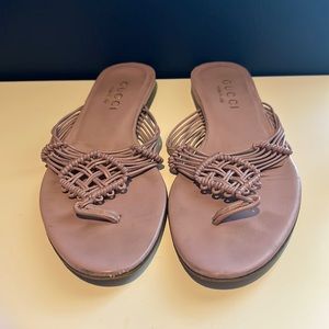 Lavender Gucci Sandals